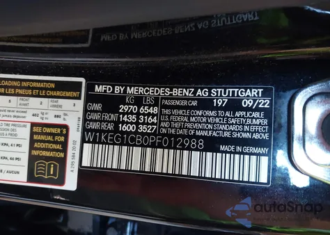 2023 Mercedes-Benz Eqe 350 4Matic from USA, damaged, VIN W1KEG1CB0PF012988